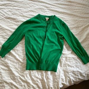 J Crew 3/4 length sleeve cardigan